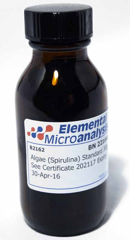 Algae (Spirulina) Standard 30g See Certificate449579 Expiry 11/07/27